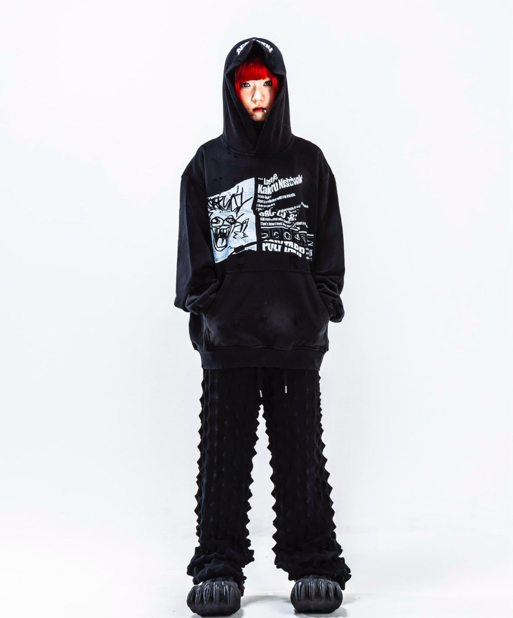 DB BLACK SPIKY PANTS