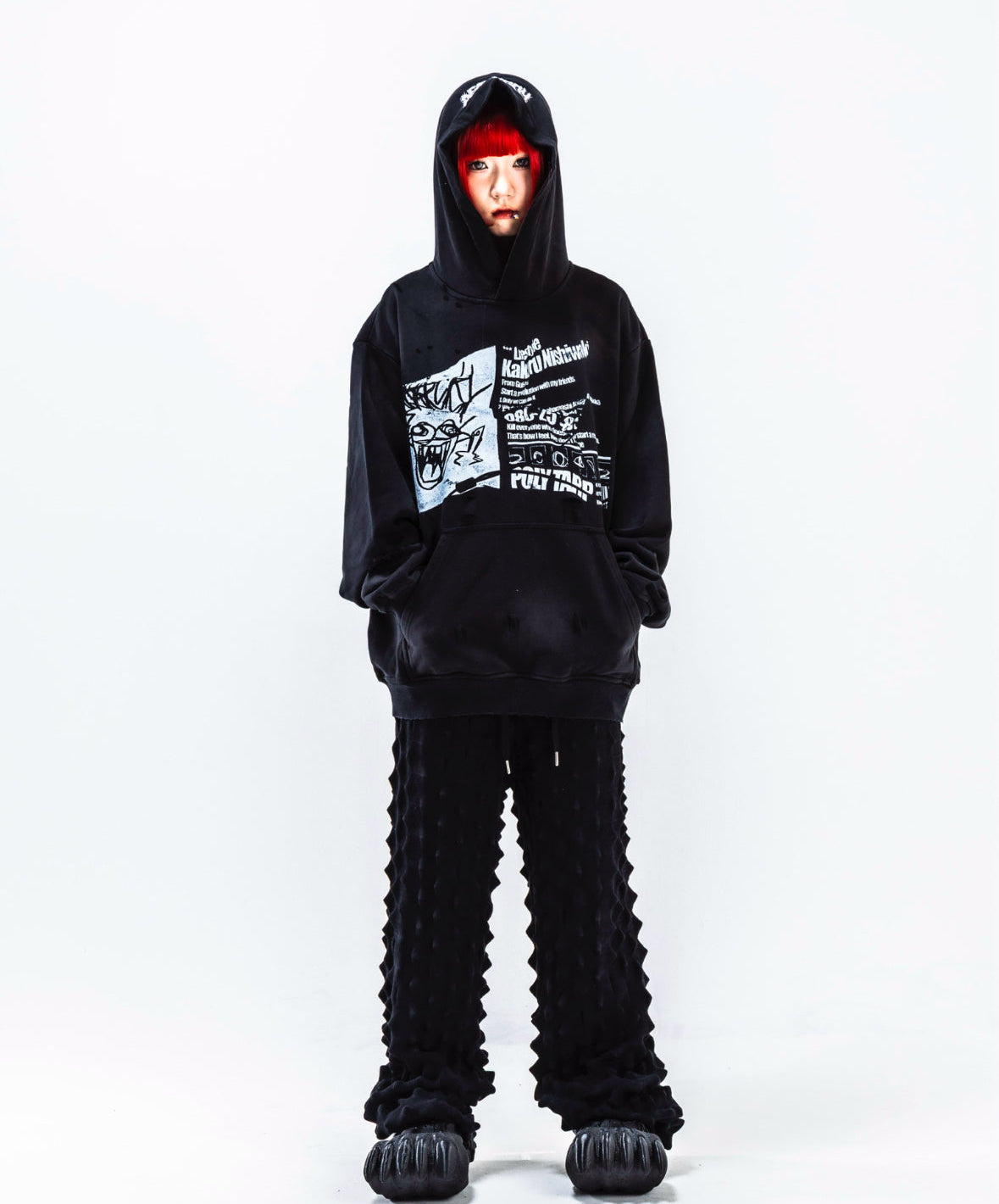 DB BLACK SPIKY PANTS